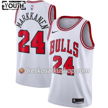 Dječji NBA Dres Chicago Bulls Lauri Markkanen 24 Nike 2019-20 Association Edition Swingman
